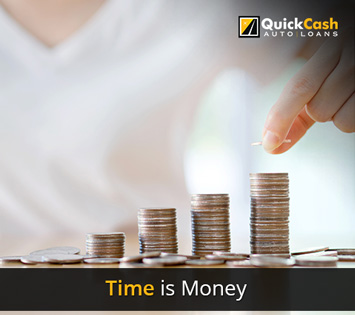 An Auto Title Loan Can Help You Make Your Payments on Time Picture of Money Organization to Use for Your Auto Title Loan