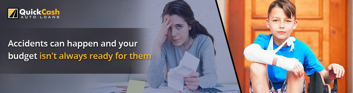 Here's How a Car Title Loan Helped This Worried Single Mother Pay for Her Son's Accident Bill Picture of a Single Mother Worried About her Son's Medical Bills